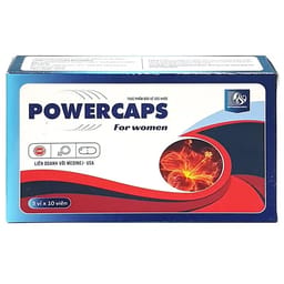 Viên uống Powercaps for Women hỗ trợ tăng cường nội tiết tố nữ (Hộp 03 vỉ x 10 viên)