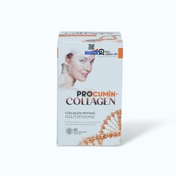 Viên uống Procumin – Collagen hỗ trợ chống oxy hóa, đẹp da (Hộp 60 viên)