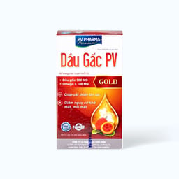 Viên uống PV Dầu Gấc Gold (hộp 100 viên) giúp tăng cường sức khỏe mắt