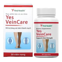 Viên uống Yes VeinCare hỗ trợ tăng sức bền thành mạch (Hộp 30 viên)