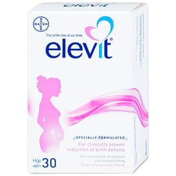VITAMIN TỔNG HỢP ELEVIT BẦU BAYER 3X10