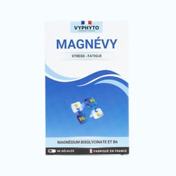 VYPHYTO MAGNEVY Bổ Sung Magnesium Bisglycinate Và B6 (Hộp 40 Viên)