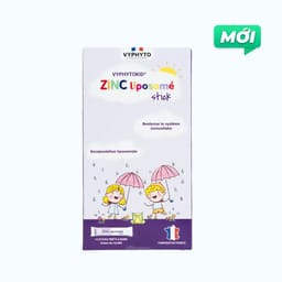 VYPHYTOKID ZINC Liposome Stick Bổ Sung Kẽm Cho Trẻ Từ 3 tuổi (Hộp 14 Gói)