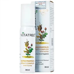 XỊT HỌNG KEO ONG VITATREE SUPER PROPOLIS SPRAY COMPLEX WITH HONEY 30ML