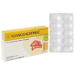 Viên uống Xoang Bách Phục Thái Minh hỗ trợ giảm triệu chứng viêm xoang (2 vỉ x 10 viên)
