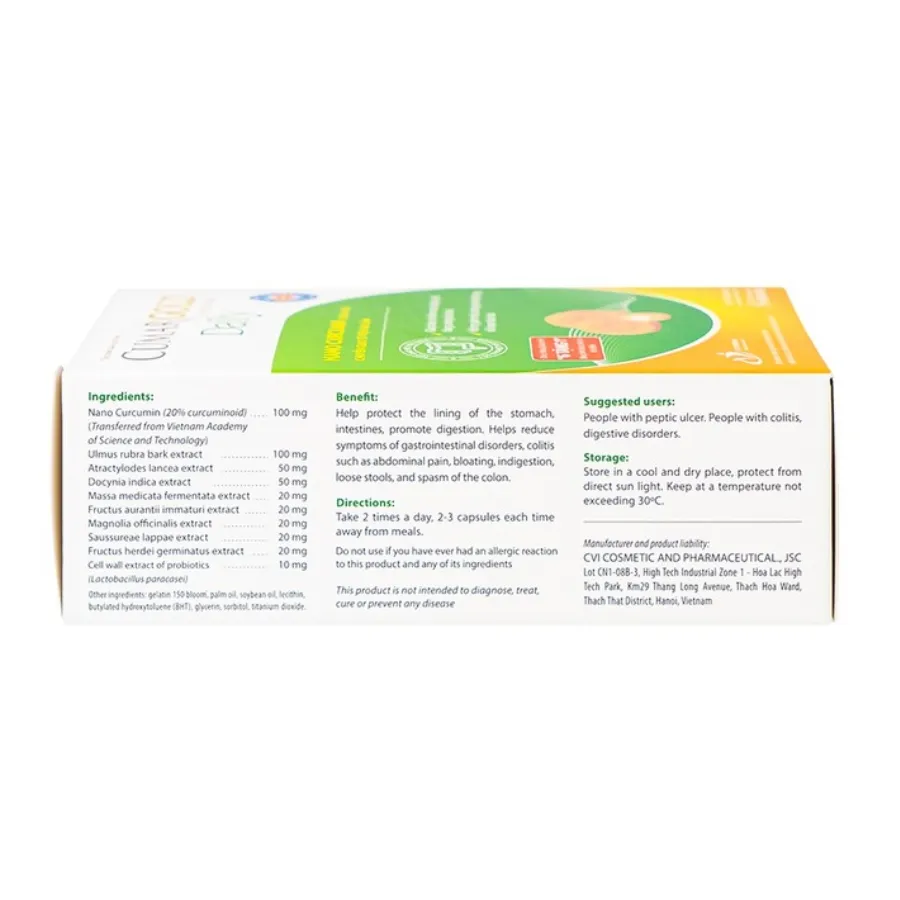 Đại Tràng Cumargold cải thiện rối loạn tiêu hoá (Hộp 20 viên) 4