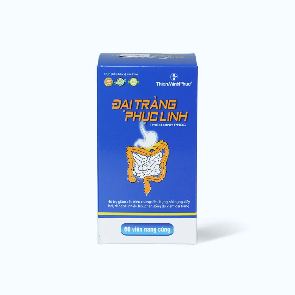 Đại tràng Phục Linh Thiên Minh Phúc (Hộp 60 viên) giúp giảm đau bụng