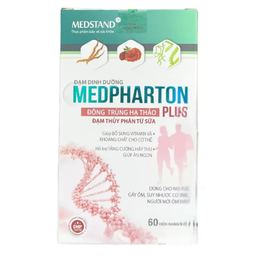 Đạm Dinh Dưỡng Medpharton Plus - Bổ Sung Vitamin và Khoáng Chất (Hộp 60 viên)