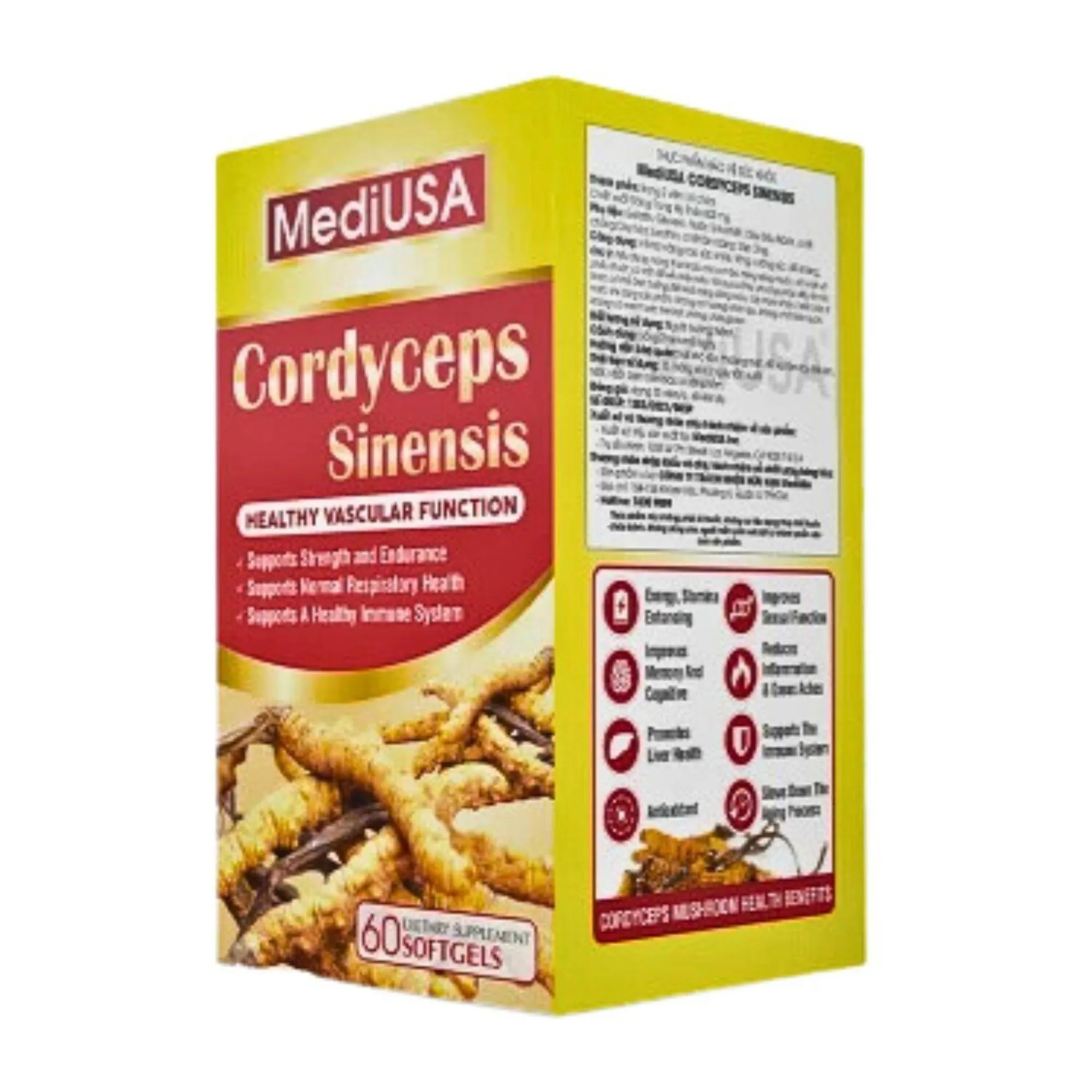 Đông trùng hạ thảo Cordyceps Sinensis MediUSA – Bồi bổ nguyên khí, tăng cường sinh lực 3
