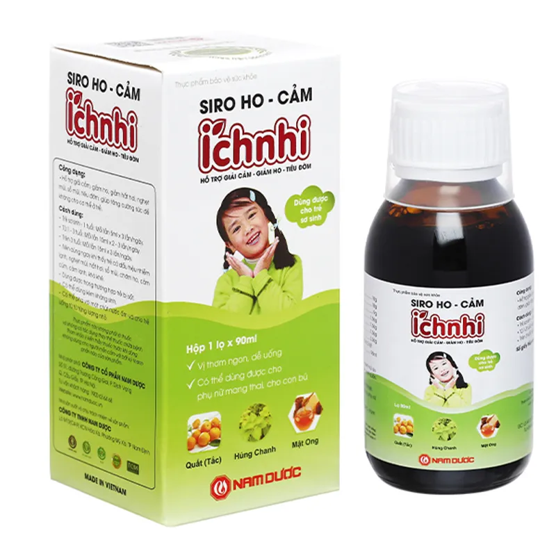 SIRO HO CẢM ÍCH NHI NAM DƯỢC 30 GÓI X 5ML 2