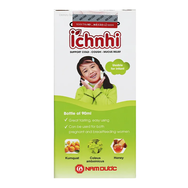 SIRO HO CẢM ÍCH NHI NAM DƯỢC 30 GÓI X 5ML 3