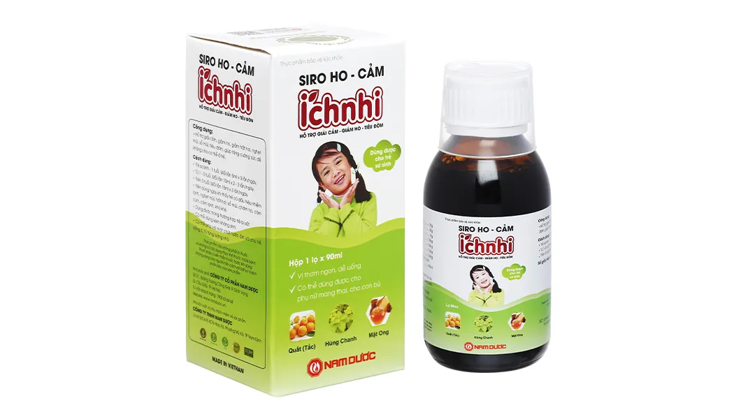 SIRO HO CẢM ÍCH NHI NAM DƯỢC 30 GÓI X 5ML 4