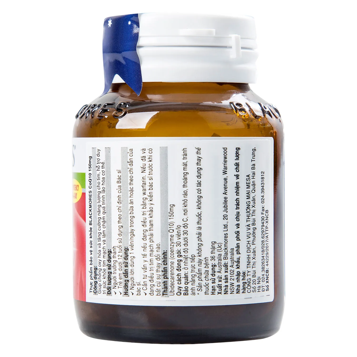 [HSD 08/2027] Thực Phẩm Bảo Vệ Sức Khỏe Blackmores Coq10 150mg 2