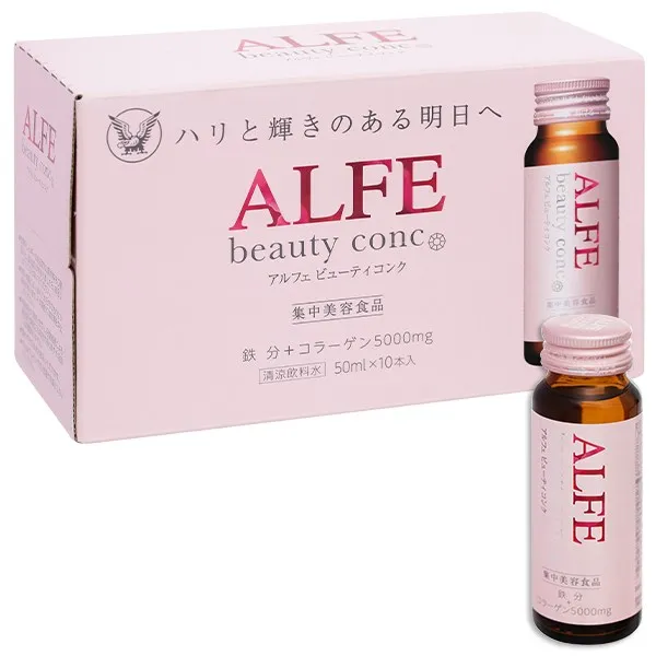 NƯỚC UỐNG BỔ SUNG COLLAGEN ALFE BEAUTY CONC TAISHO 10 CHAI X 50ML