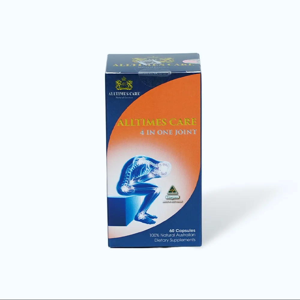 Alltimes Care 4 In One Joint (Hộp 60 viên) giúp giảm đau, thoái hóa khớp
