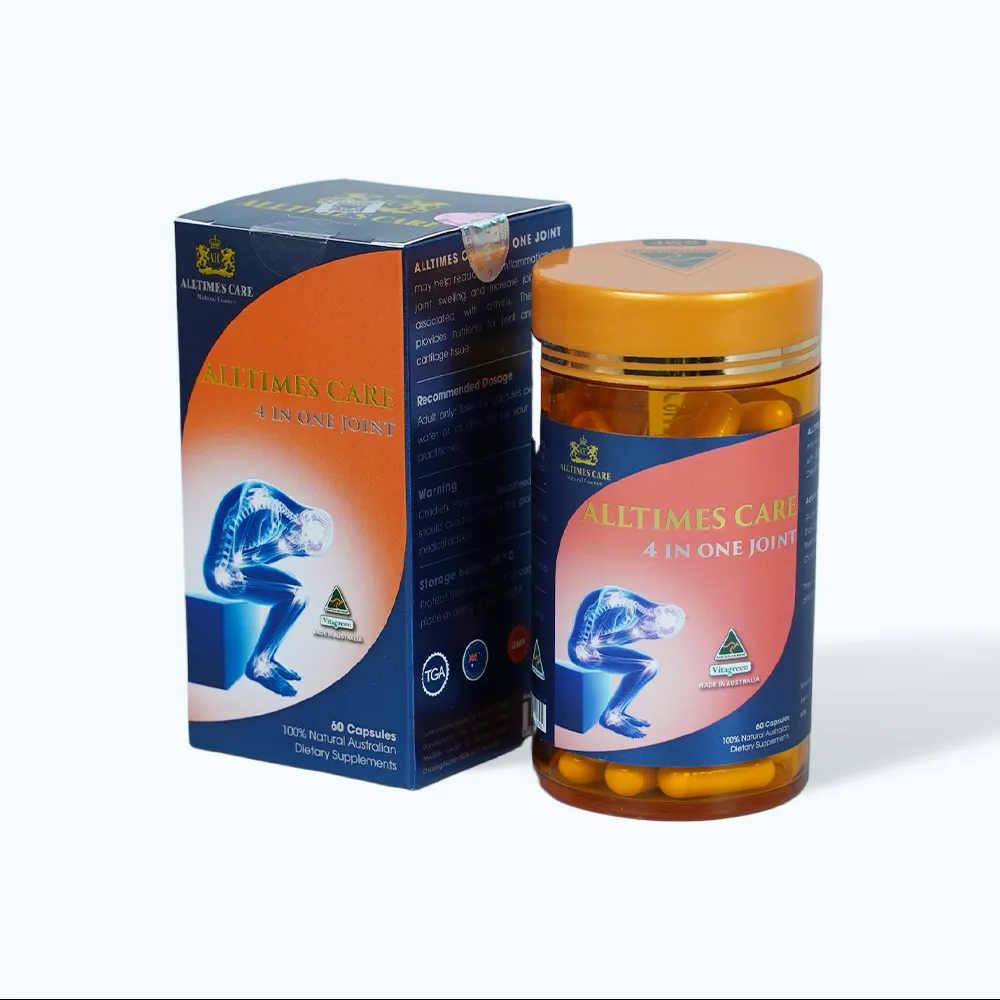 Alltimes Care 4 In One Joint (Hộp 60 viên) giúp giảm đau, thoái hóa khớp 5