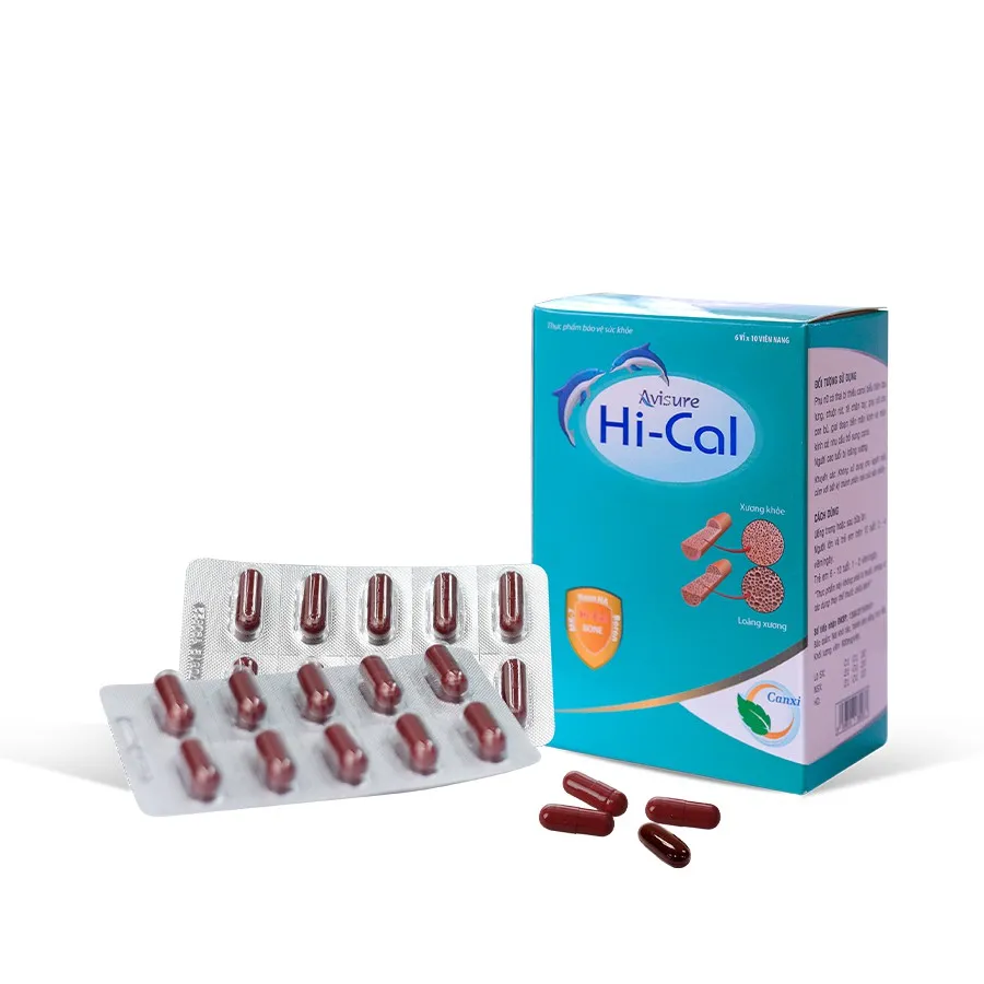 Avisure Hi-Cal - Viên uống bổ sung Canxi và Vitamin và khoáng chất (60 viên) 2