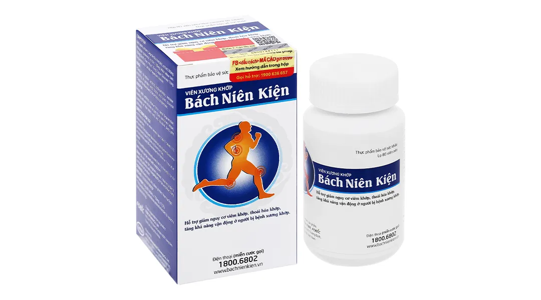 VIÊN UỐNG HỖ TRỢ GIẢM NGUY CƠ VIÊM KHỚP BÁCH NIÊN KIỆN FOBIC 80V 2
