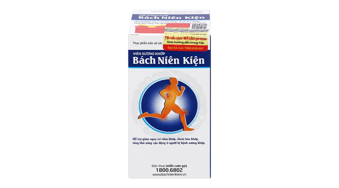 VIÊN UỐNG HỖ TRỢ GIẢM NGUY CƠ VIÊM KHỚP BÁCH NIÊN KIỆN FOBIC 80V 3