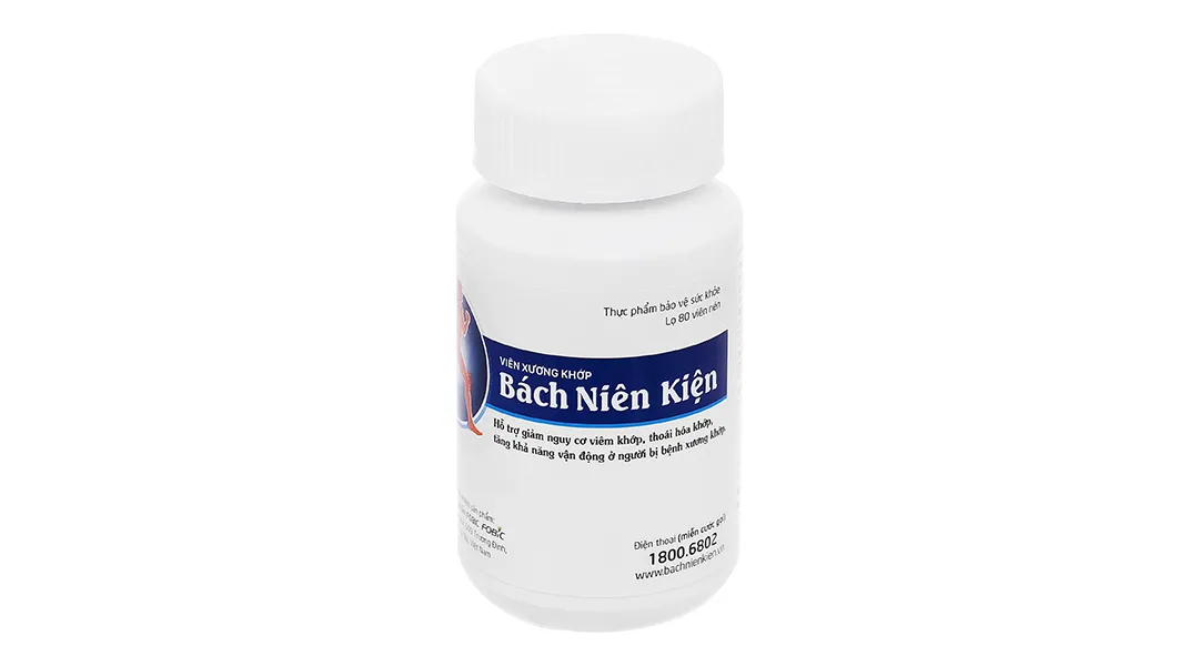 VIÊN UỐNG HỖ TRỢ GIẢM NGUY CƠ VIÊM KHỚP BÁCH NIÊN KIỆN FOBIC 80V 8