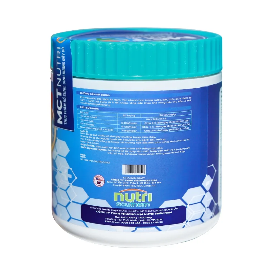 Bột MCT Nutri bổ sung chất béo lành mạnh cho người kém hấp thu (Hộp 200g) 2
