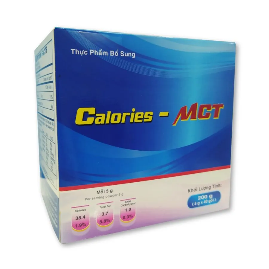 Bột pha Calories-MCT 5g bổ sung năng lượng (Hộp 40 gói)