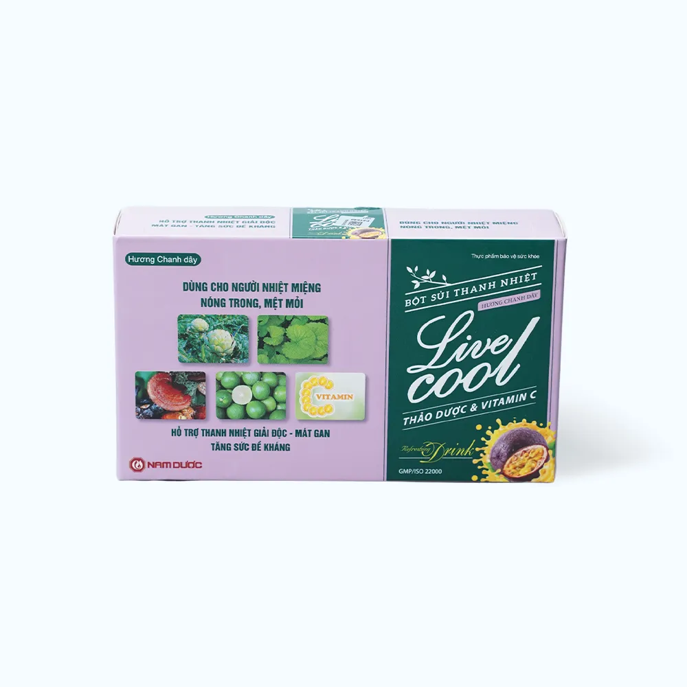 Thực phẩm bảo vệ sức khỏe bột sủi thanh nhiệt Livecool (10 gói x 7g) 2