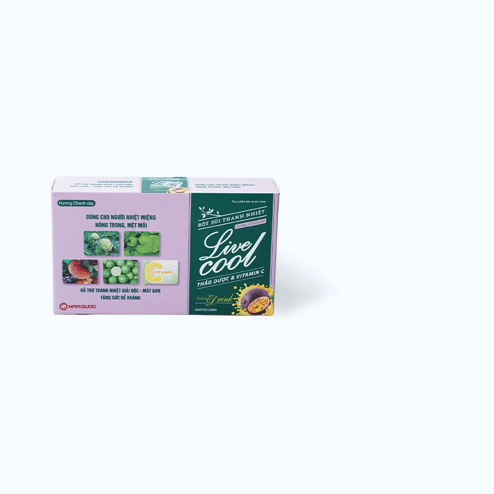 Thực phẩm bảo vệ sức khỏe bột sủi thanh nhiệt Livecool (10 gói x 7g) 3