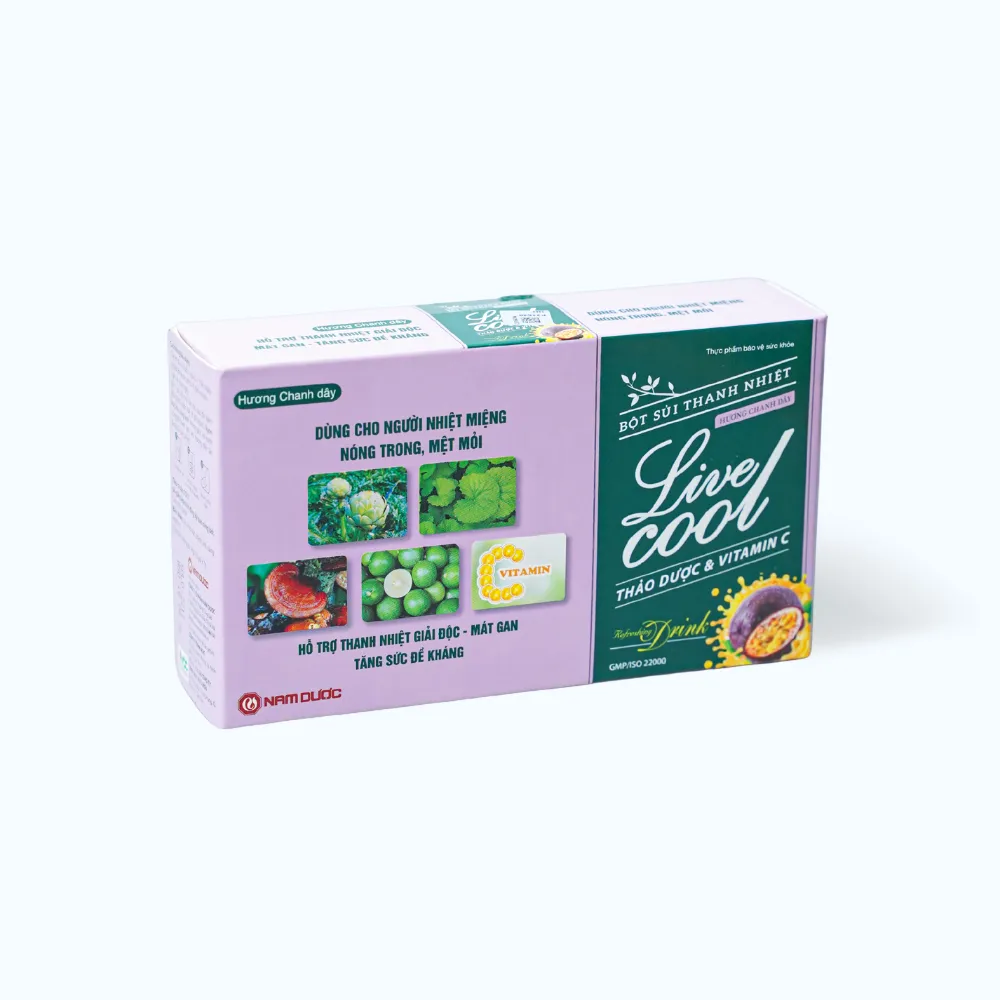 Thực phẩm bảo vệ sức khỏe bột sủi thanh nhiệt Livecool (10 gói x 7g) 4