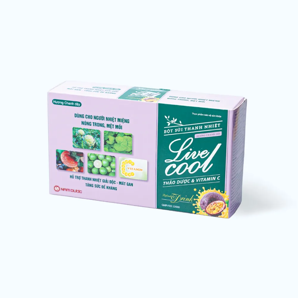 Thực phẩm bảo vệ sức khỏe bột sủi thanh nhiệt Livecool (10 gói x 7g) 6