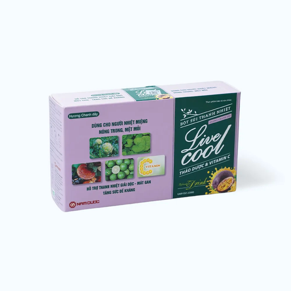 Thực phẩm bảo vệ sức khỏe bột sủi thanh nhiệt Livecool (10 gói x 7g) 7