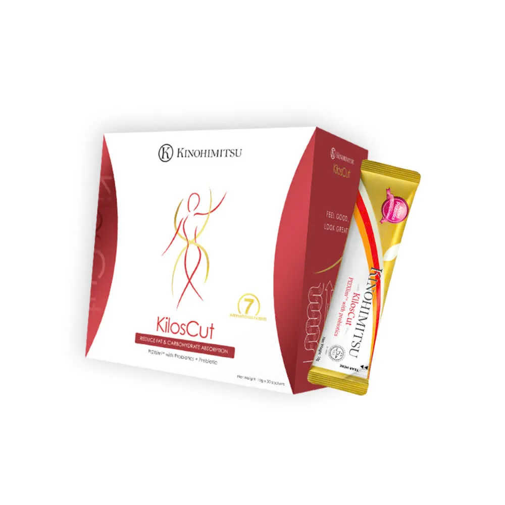 Bột uống giảm cân và giảm mỡ nội tạng cao cấp Kinohimitsu Kiloscut (10g X 30 Gói)