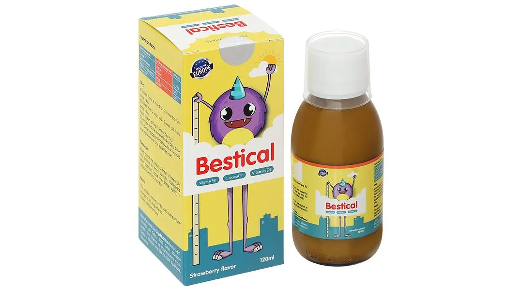 SIRO GIÚP XƯƠNG, RĂNG CHẮC KHỎE BESTICAL ERGOPHARMA 120ML 3