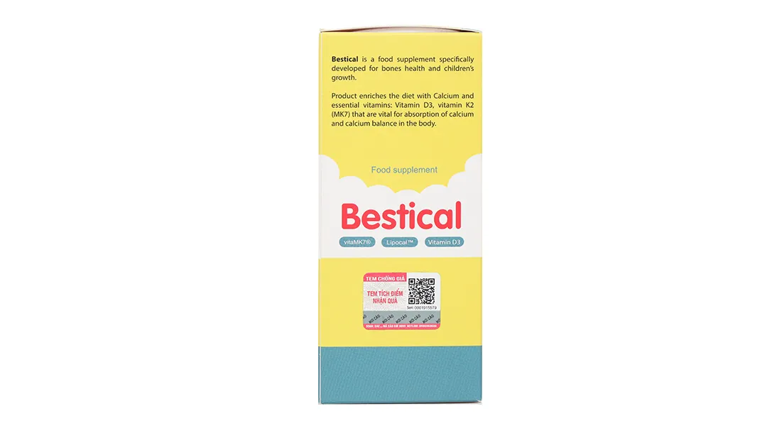 SIRO GIÚP XƯƠNG, RĂNG CHẮC KHỎE BESTICAL ERGOPHARMA 120ML 17