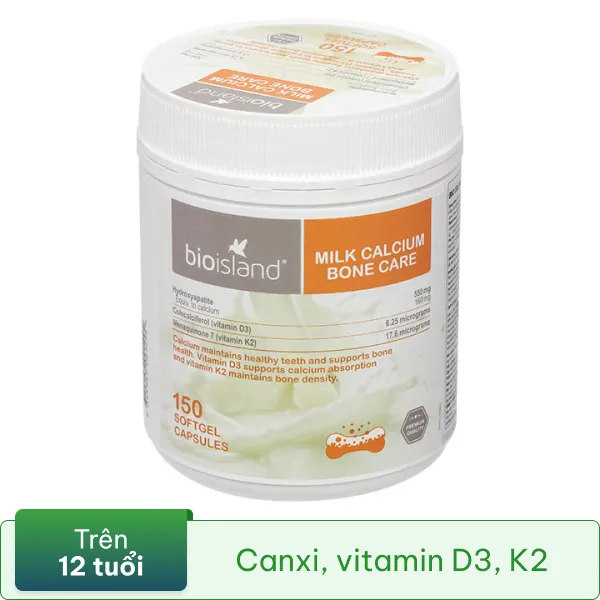 Thực phẩm bảo vệ sức khoẻ: Bio Island Milk Calcium Bone Care
