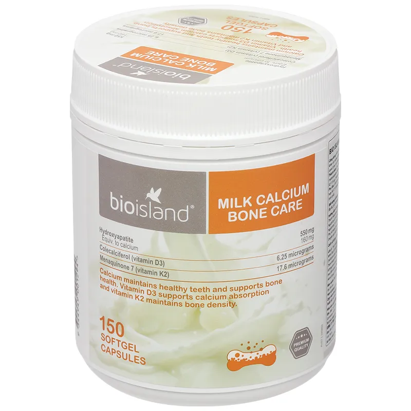 Thực phẩm bảo vệ sức khoẻ: Bio Island Milk Calcium Bone Care 2