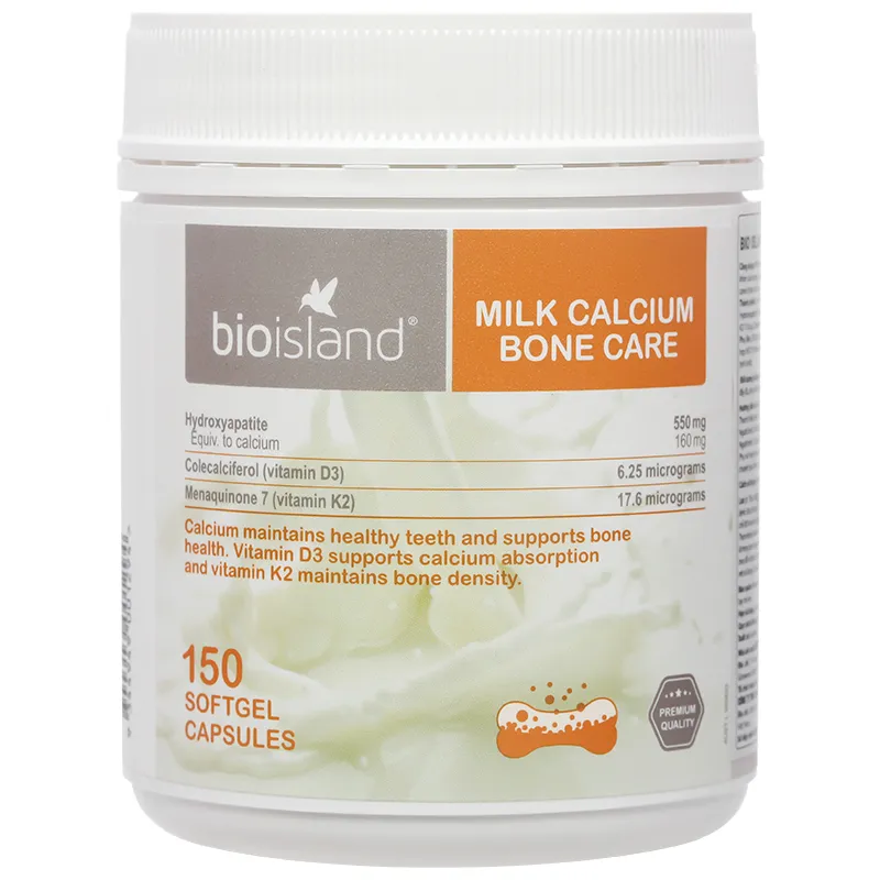 Thực phẩm bảo vệ sức khoẻ: Bio Island Milk Calcium Bone Care 3