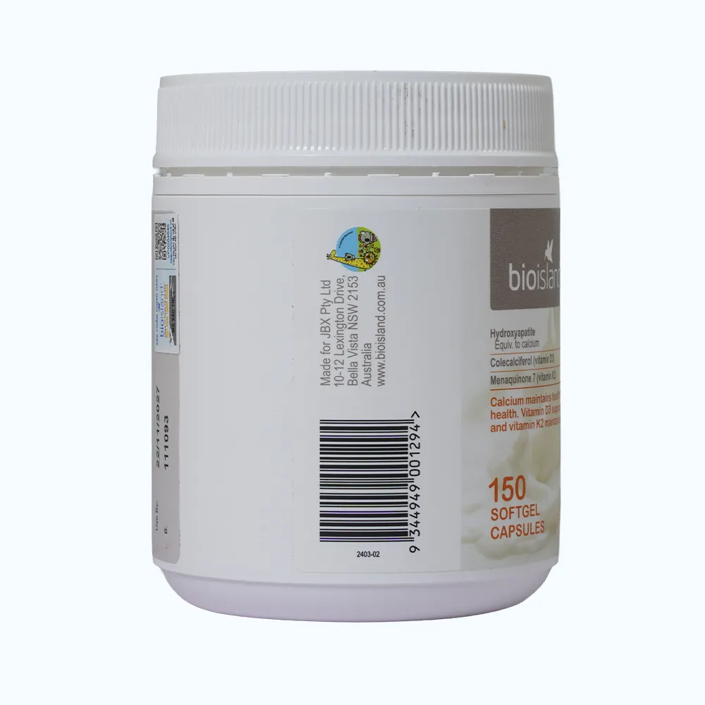 Bio Island Milk Calcium Bone Care bổ sung canxi, hỗ trợ xương (150 viên) 3