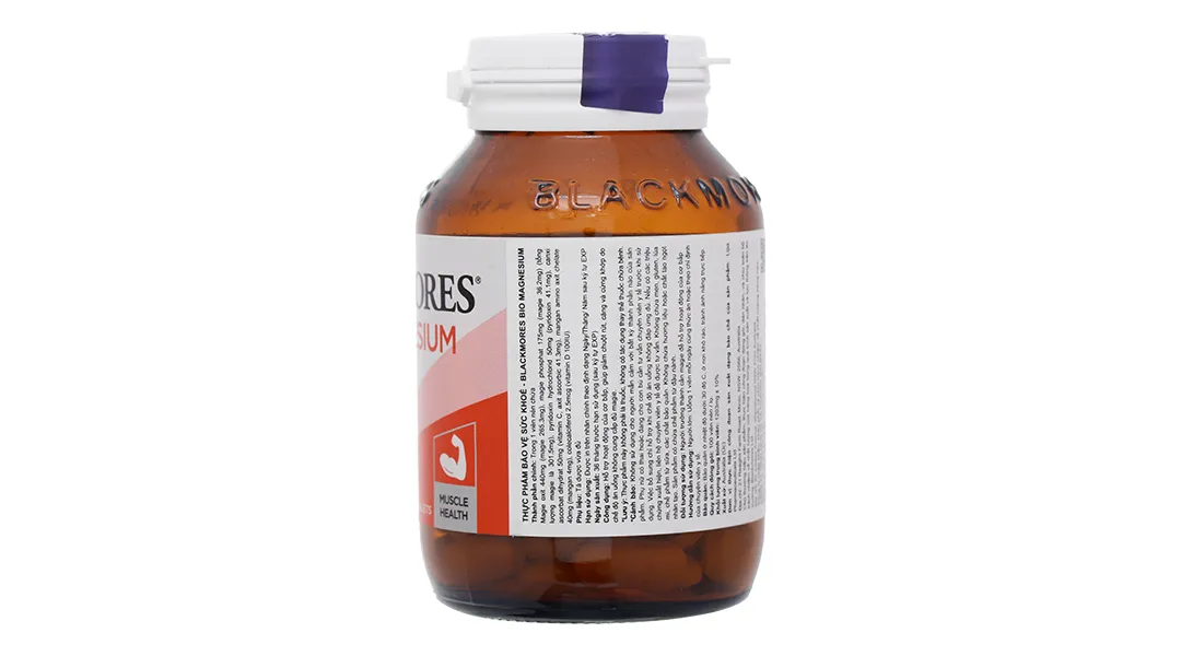 Blackmores Bio Magnesium hỗ trợ hoạt động của cơ bắp lọ 100 viên 4