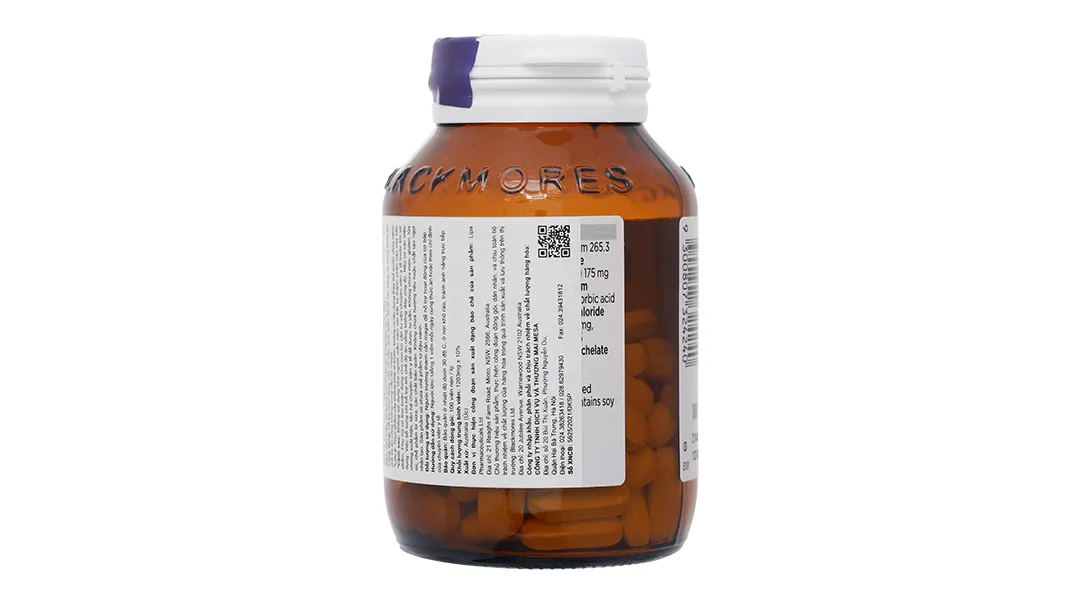 Blackmores Bio Magnesium hỗ trợ hoạt động của cơ bắp lọ 100 viên 5