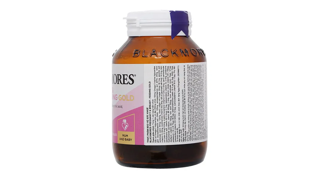 VIÊN UỐNG HỖ TRỢ PHỤ NỮ MANG THAI VÀ CHO CON BÚ BLACKMORES PREGNANCY & BREAST - FEEDING GOLD 60V 4