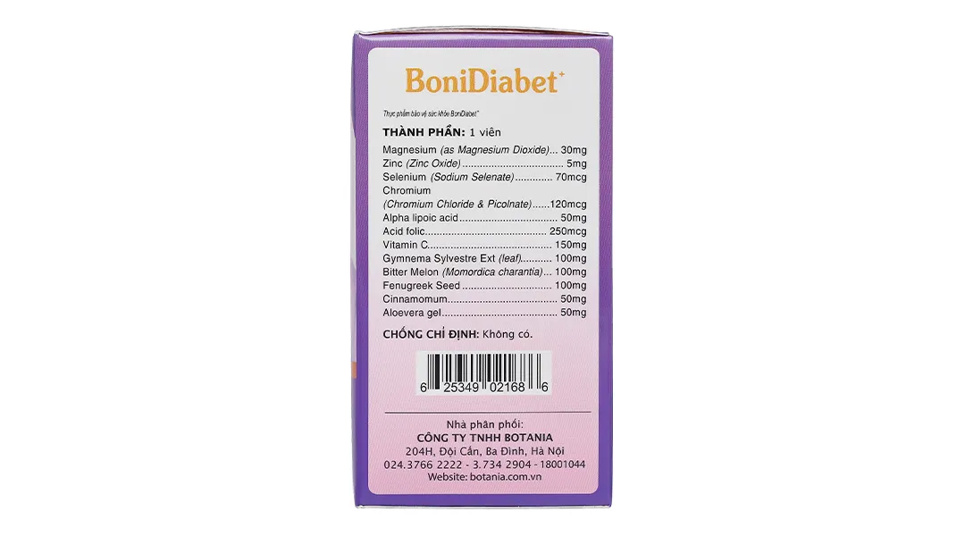 Boni Diabet lọ 60 viên 4