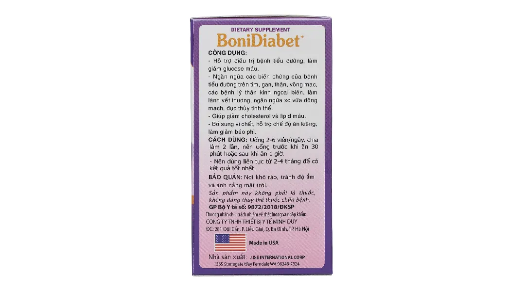 Boni Diabet lọ 60 viên 5