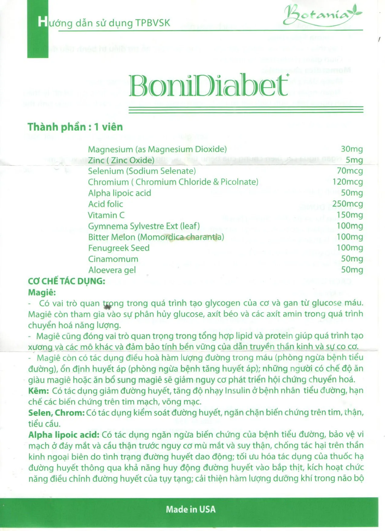 Boni Diabet lọ 60 viên 7