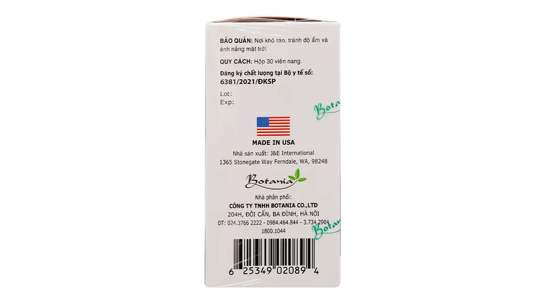 BoniHair giảm rụng tóc, tóc bạc sớm lọ 30 viên 4