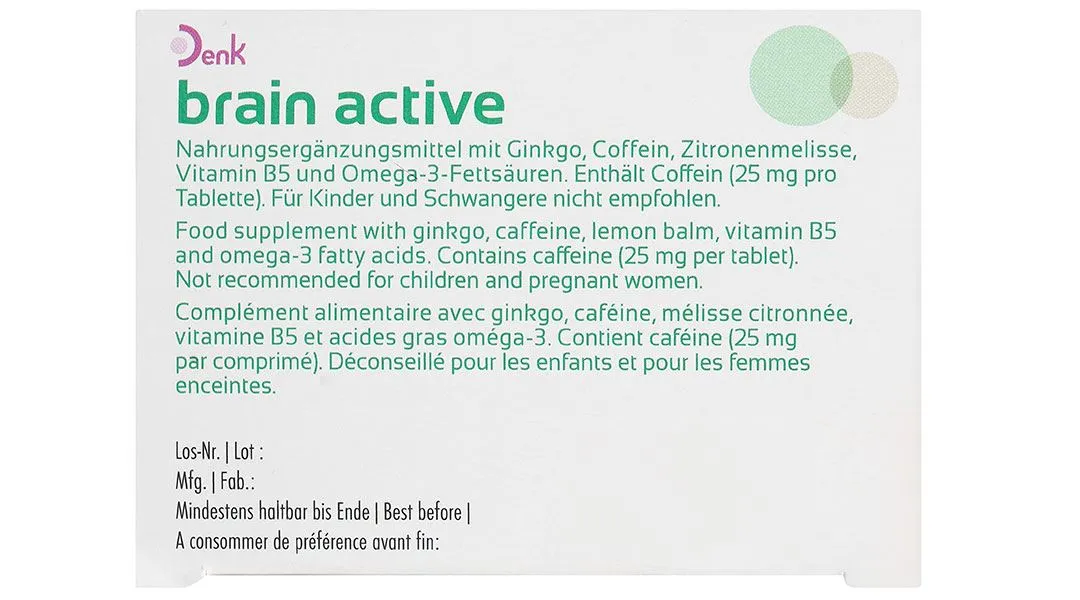 Brain Active Denk hộp 60 Viên 8