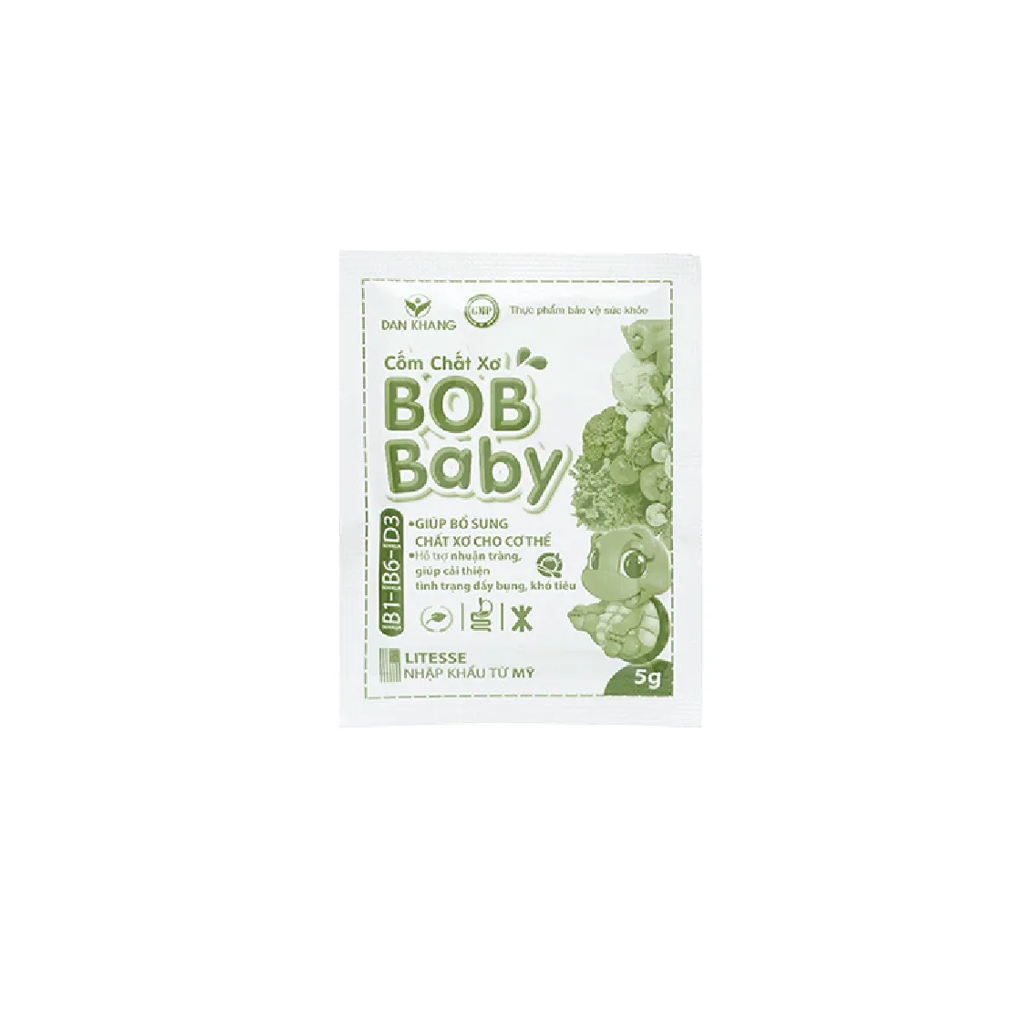 Cốm Chất Xơ BobBaby hỗ trợ bổ sung chất xơ (20 gói x 5g) 2