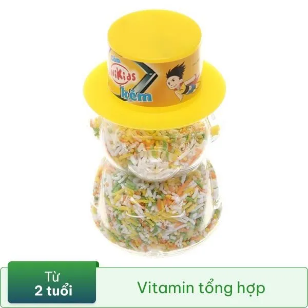 Cốm Unikids Kẽm chai 50g