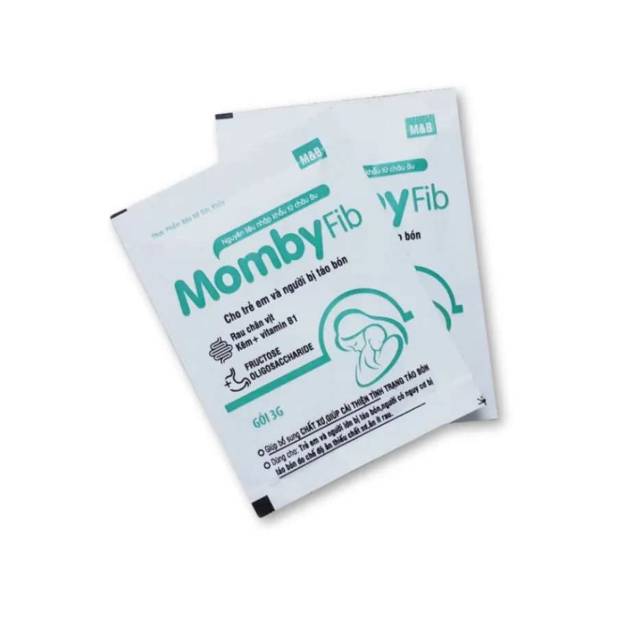 Cốm vi sinh Mombyfib Xanh tiêu hóa, giảm táo bón cho mẹ & bé (Hộp 12 gói) 2