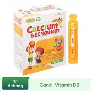 Calcium Beeyouwin Cali Usa hộp 20 ống